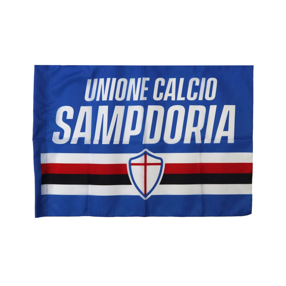 Bandiera Unione Calcio Sampdoria (circa 70x50 Cm) Senza Asta