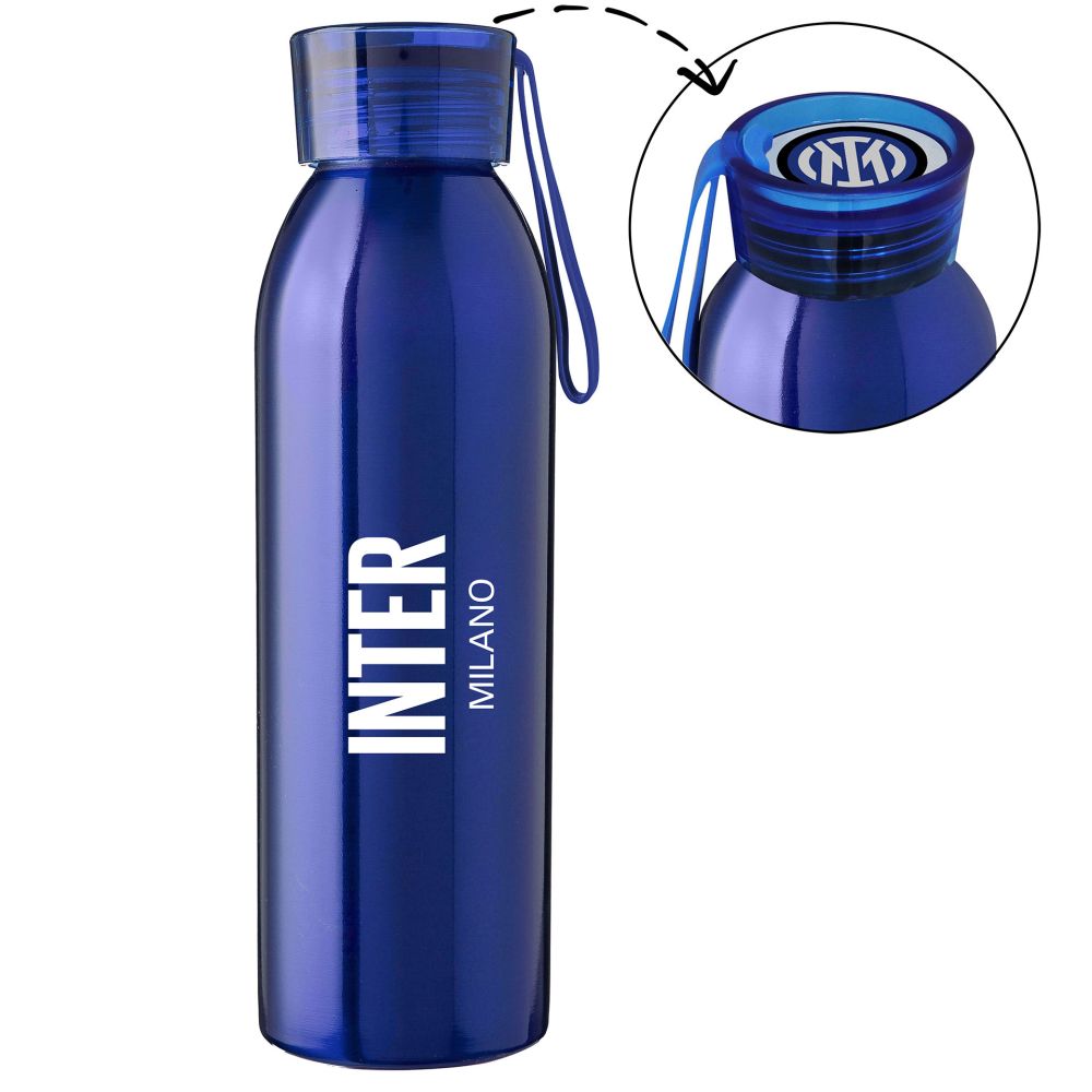 BORRACCIA IN ACCIIAIO INOX 304 BLU CON TAPPO IN PS.CAPACITA' 650 ML I