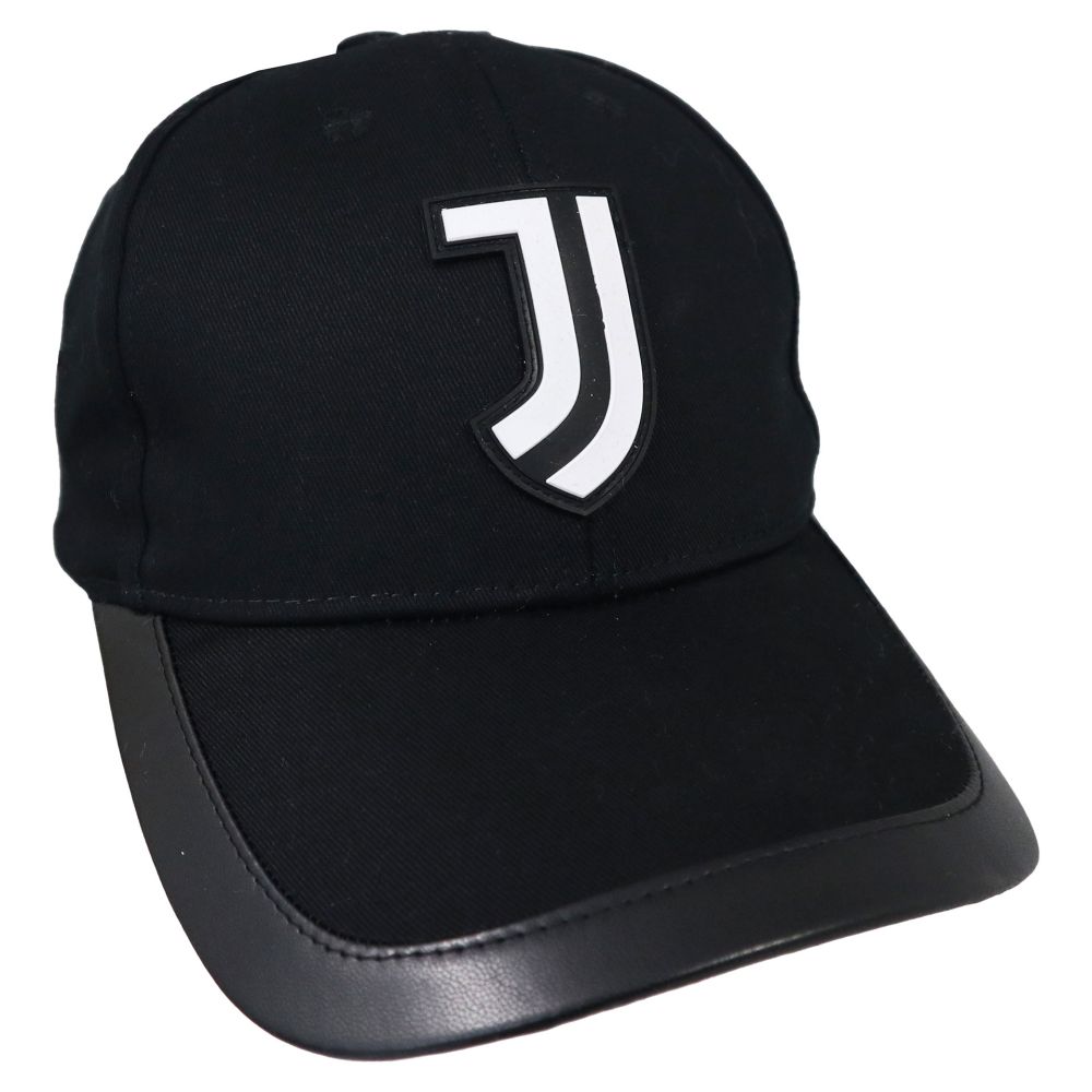 CAPPELLINO POLIESTERE CON VISIERA LOGO BIANCO JUVENTUS