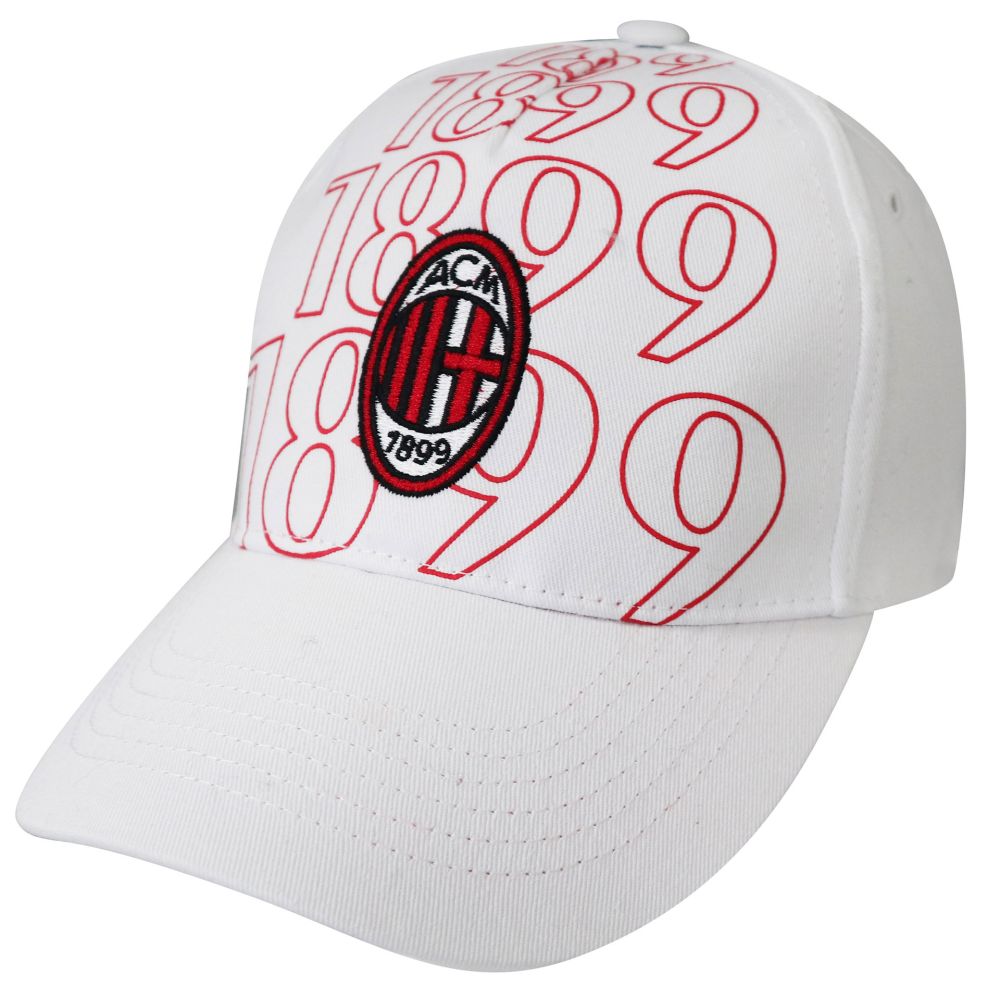 CAPPELLINO COTONE BASEBALL 1899 MILAN BIANCO