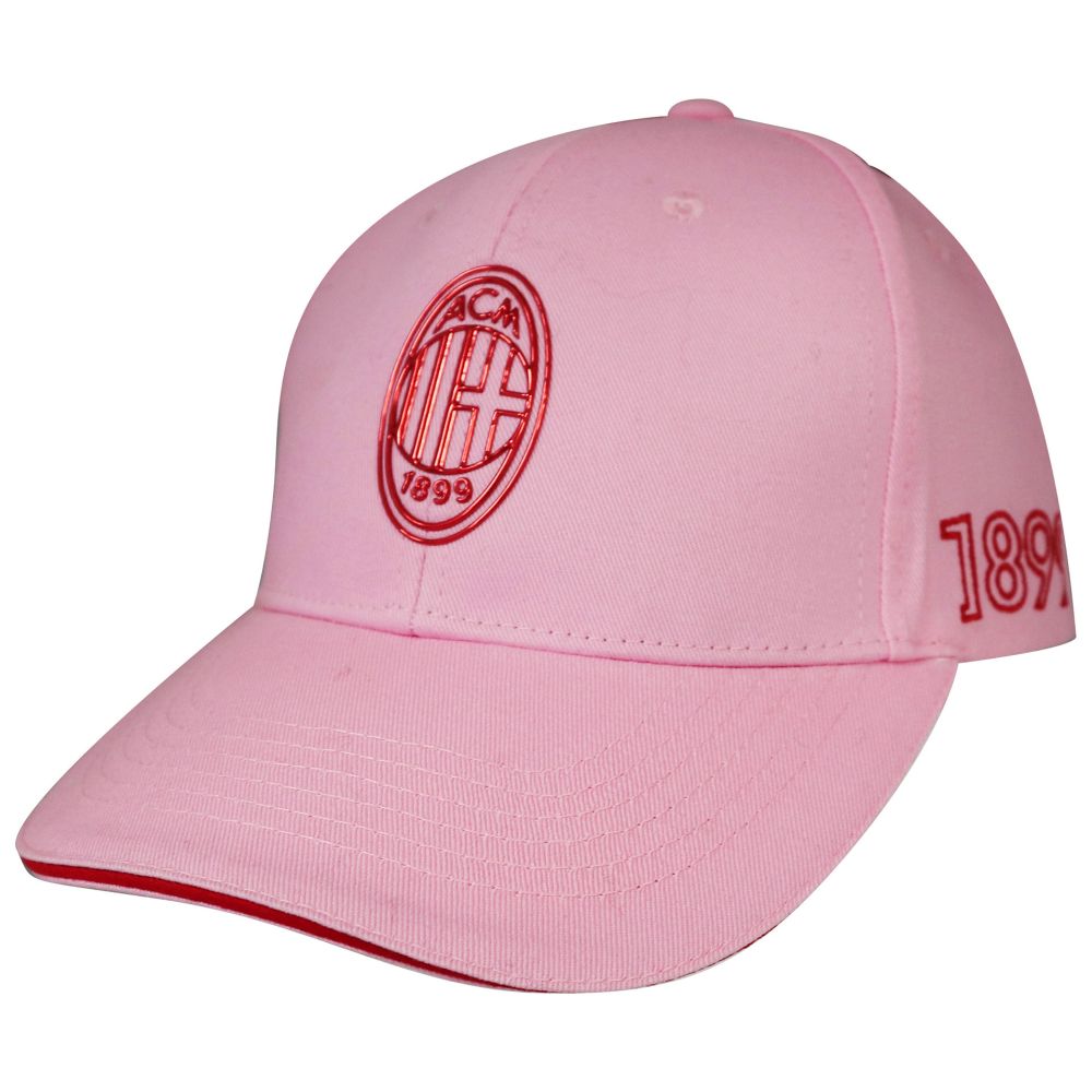 CAPPELLINO COTONE BASEBALL MILAN ROSA