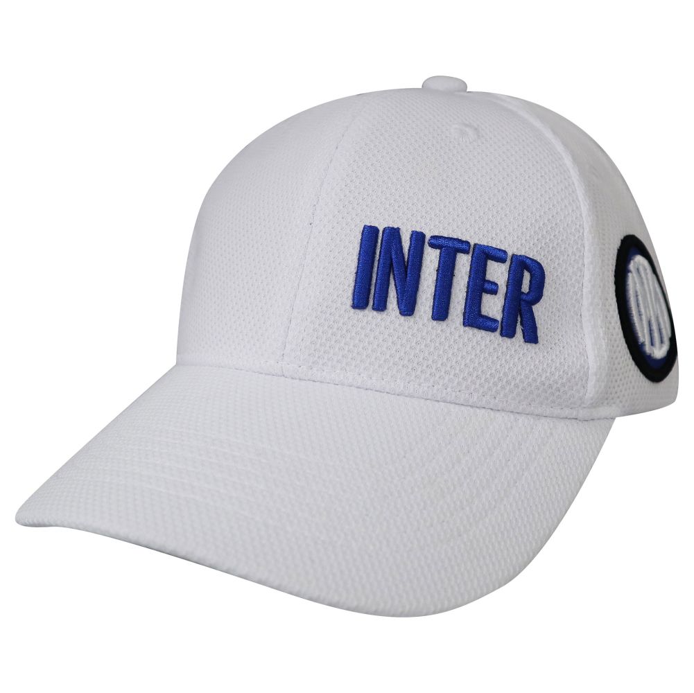 CAPPELLINO COTONE BIANCO BASEBALL INTER