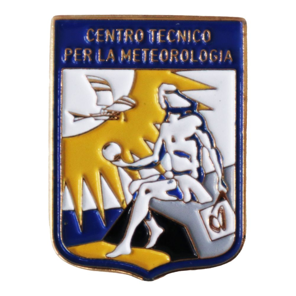 DISTINTIVO DA CAMICIA 25X32MM IN METALLO CENTRO TECNICO METEOROLOGIA