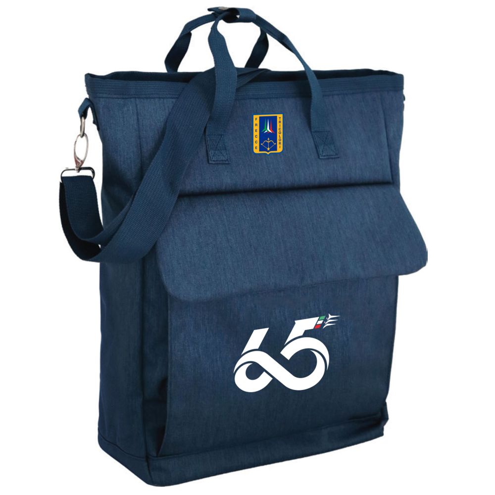 BORSA PORTACASCO PORTAPC BLU 31X13X44 CM
