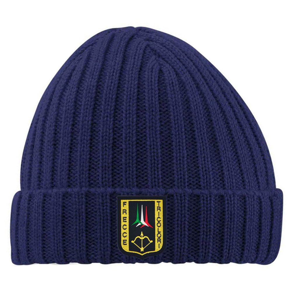 CAPPELLINO BLU CON RISVOLTO