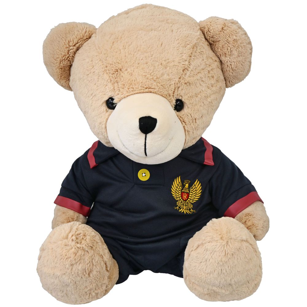 ORSONE PELUCHES SEDUTO H 50 CM, MAGLIETTA E PANTALONCINO PS