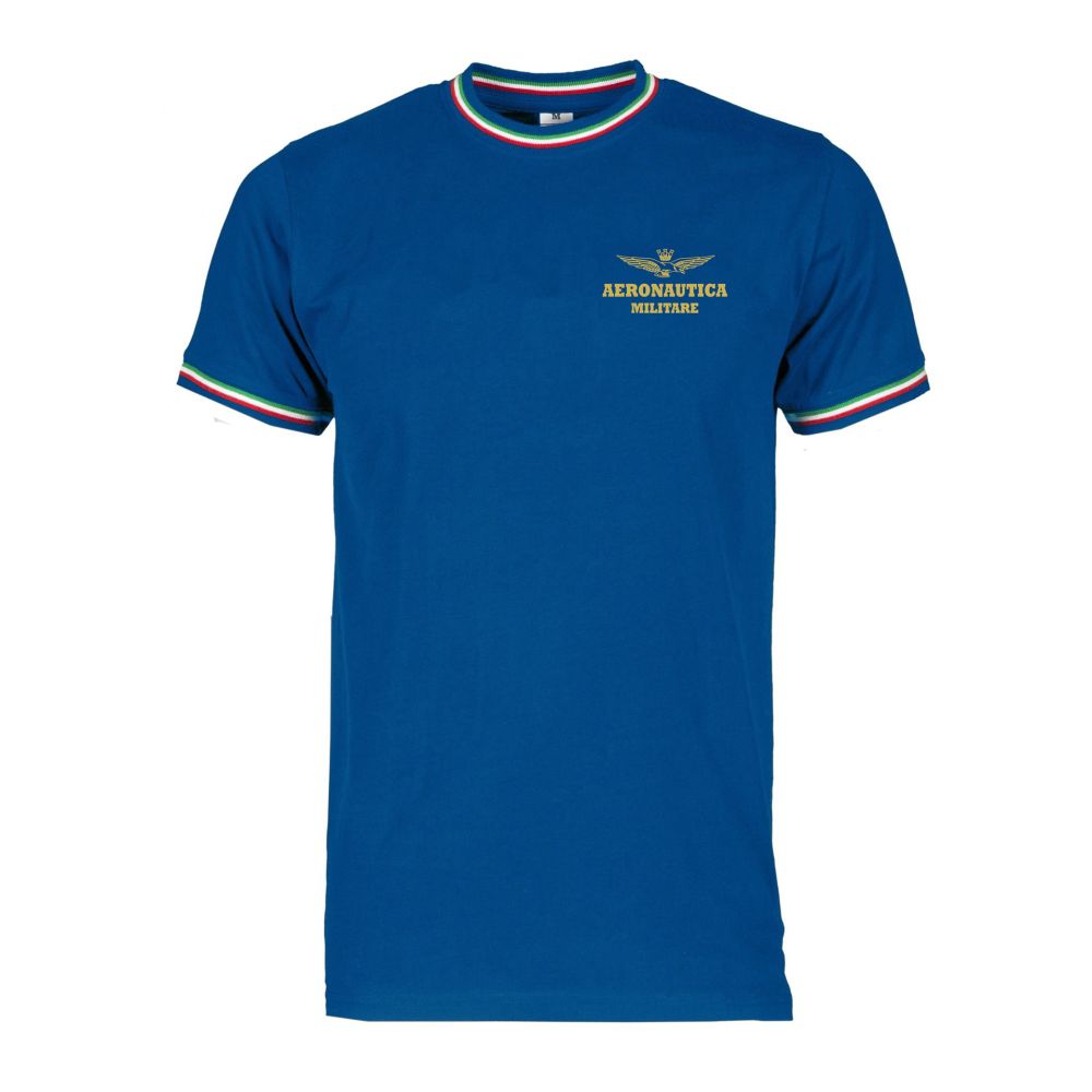 T-SHIRT BORDI TRICOLORE BLU A.M.