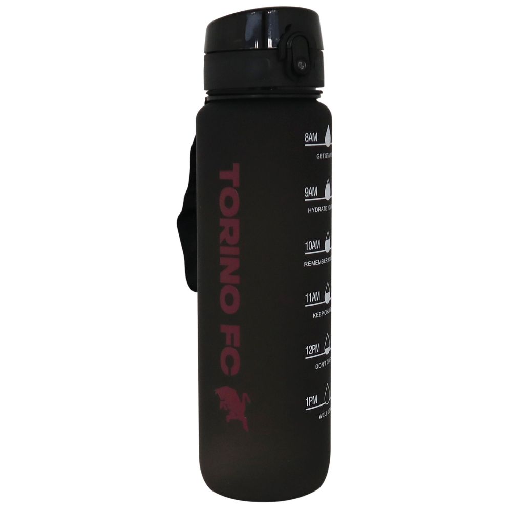 BORRACCIA NERA 1000ML IN POLIETILENE, CON DOSATORE, SCRITTA GRANATA TORI