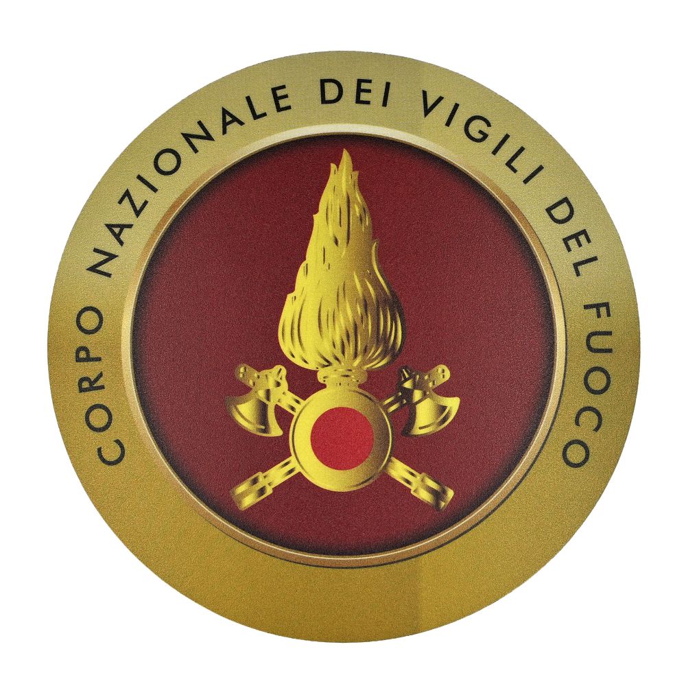 TAPPETINO MOUSE ROTONDO FIAMMA VIGILI DEL FUOCO