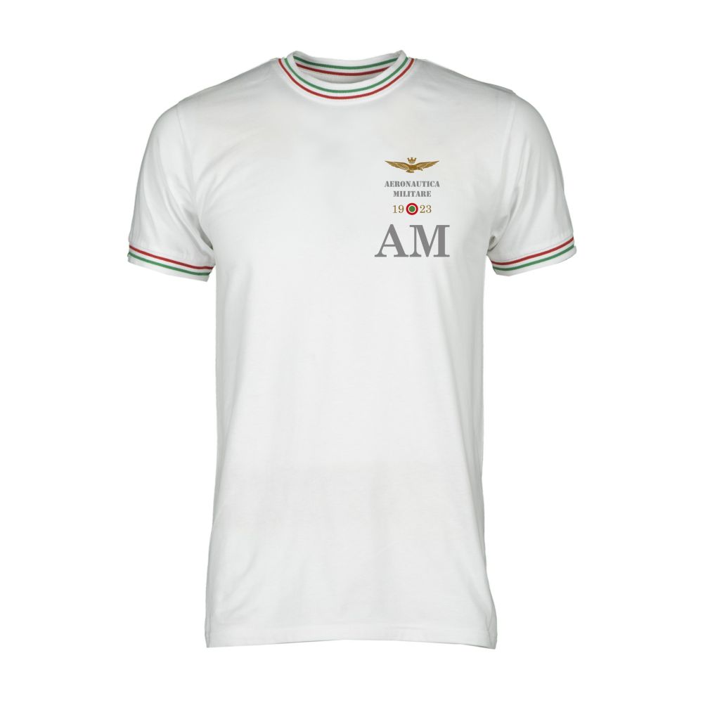 T-SHIRT BORDI TRICOLORE BIANCA TG.L