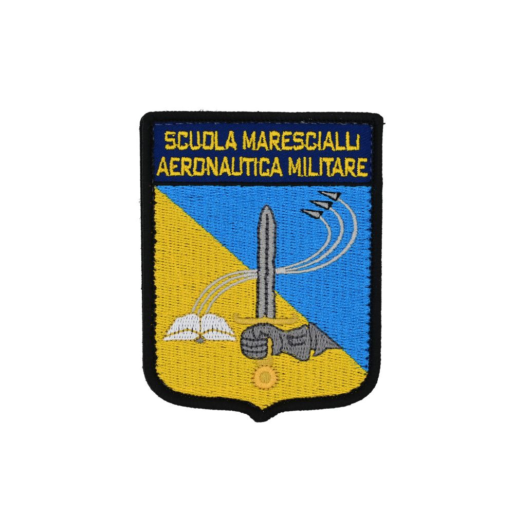 PATCH RICAMATA CON VELCRO 70X90MM SCUOLA MARESCIALLI AM