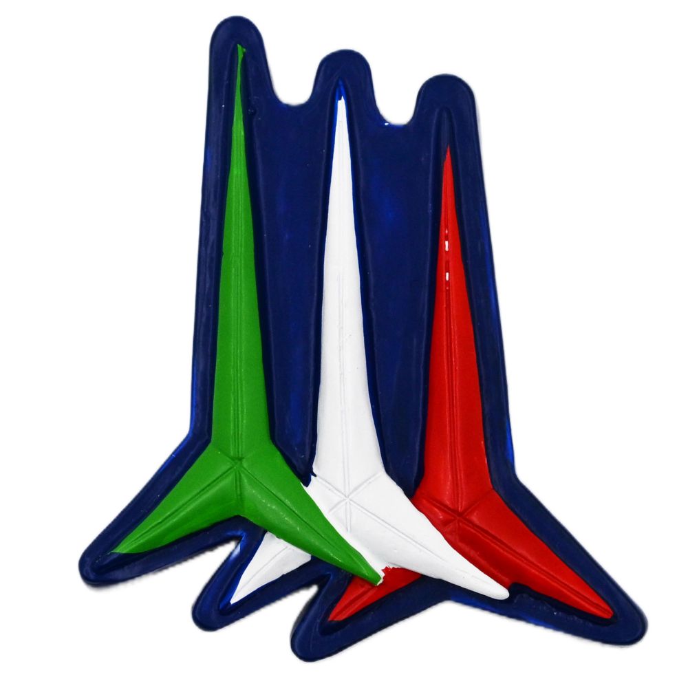 MAGNETE LOGO FRECCE TRICOLORI 55X65 MM