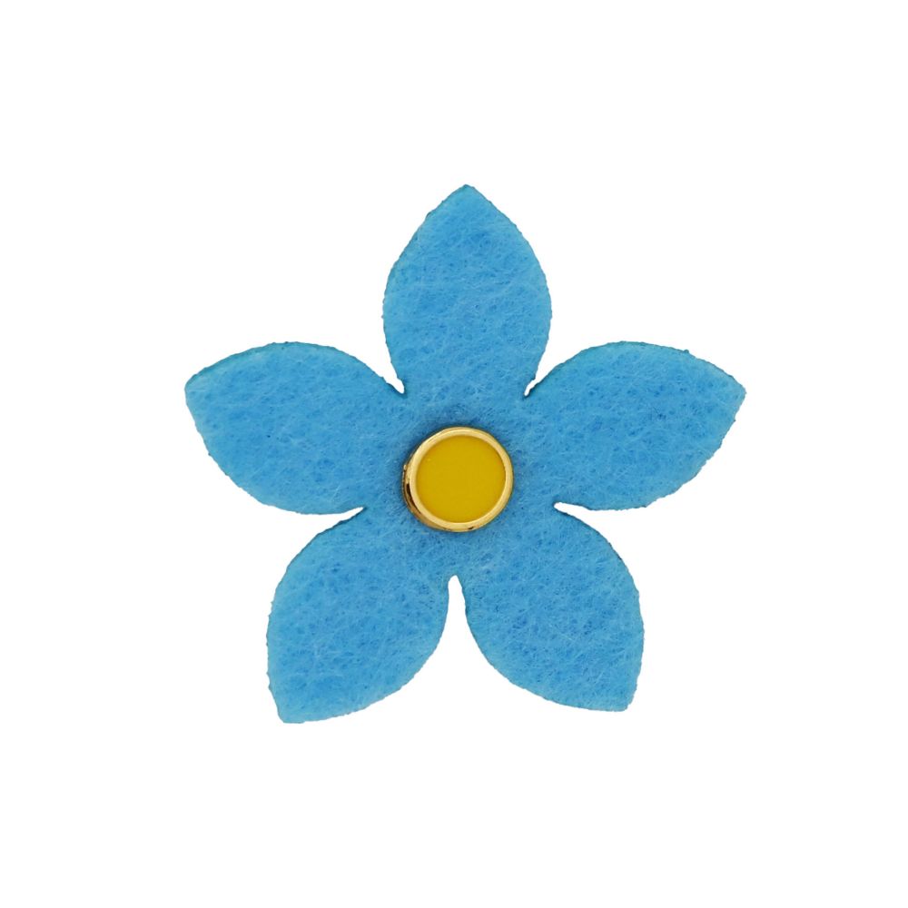 DISTINTIVO IN PANNO FIORE NON TI SCORDARE DI ME