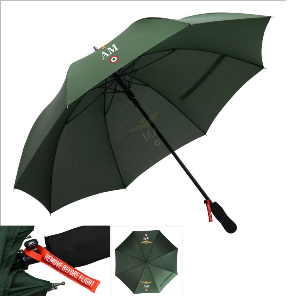 OMBRELLO AUTOMATICO WINDPROOF VERDE SCURO AERONAUTICA MILITARE