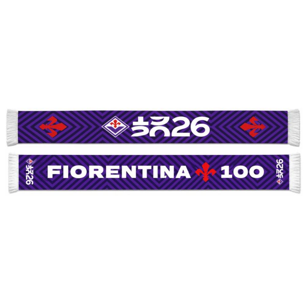 SCIARPA IN RASO DI POLIESTERE CENTENARIO FIORENTINA 1926/2026