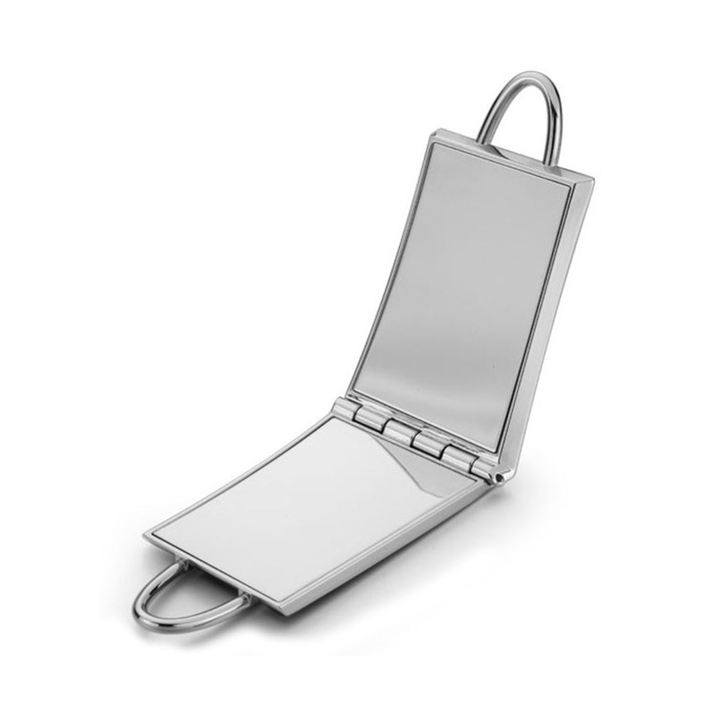 SPECCHIETTO SHOPPER IN SILVER PLATED, DIM. 4.3X8.2X2 CM