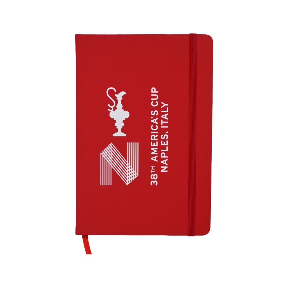 BLOCCO APPUNTI AMERICA'S CUP 38 ROSSO MONOCOLORE 21X14