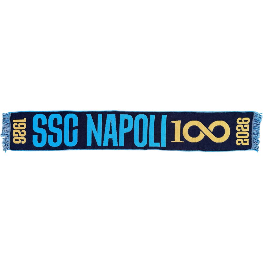 SCIARPA JACQUARD BLU CENTENARIO NAPOLI