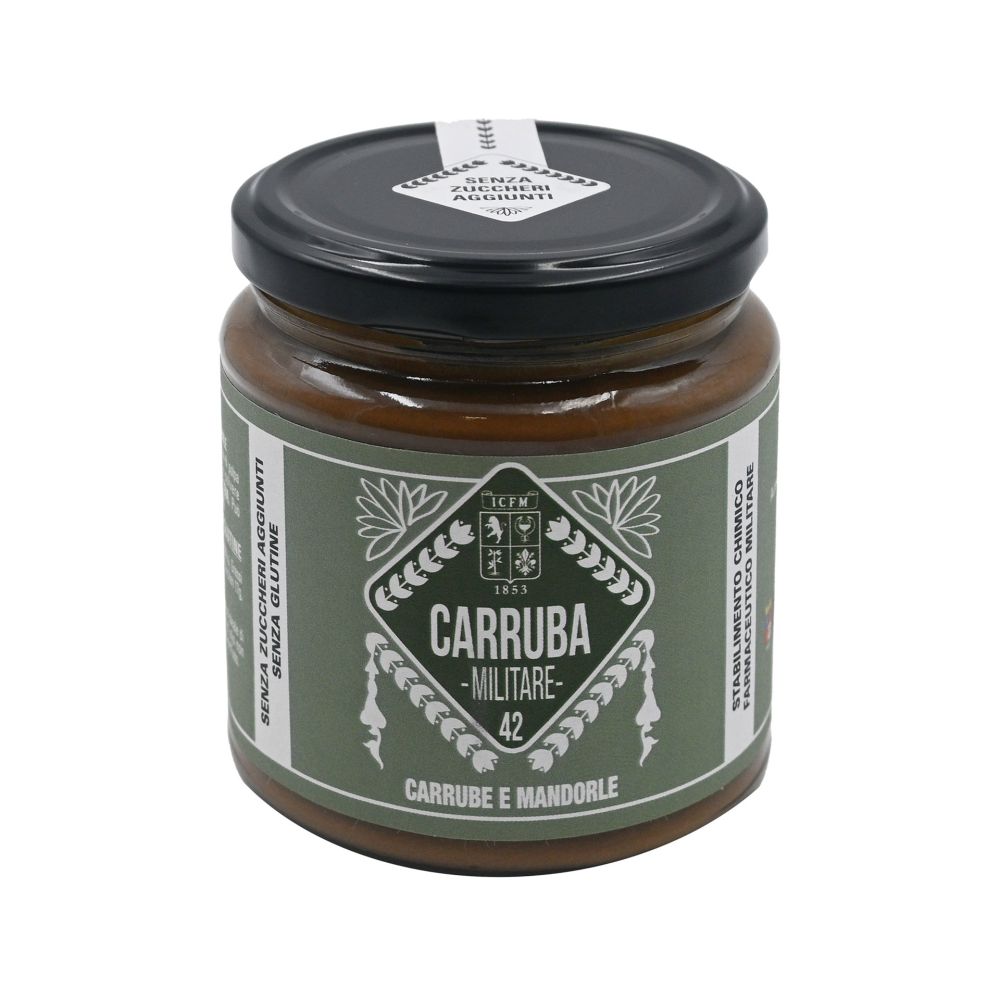 CREMA SPALMABILE CARRUBANTE CARRUBE E MANDORLE 300 GR