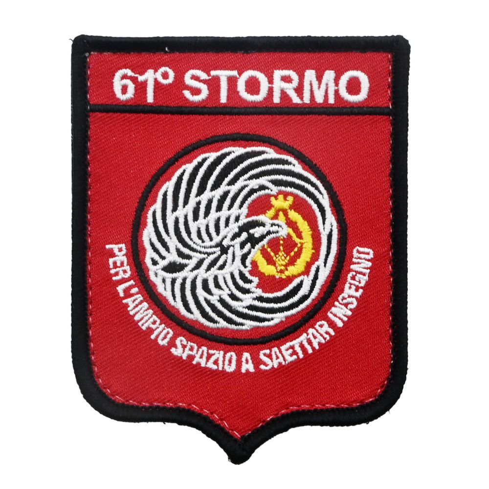 PATCH RICAMATA CON VELCRO 70X90MM 61 STORMO