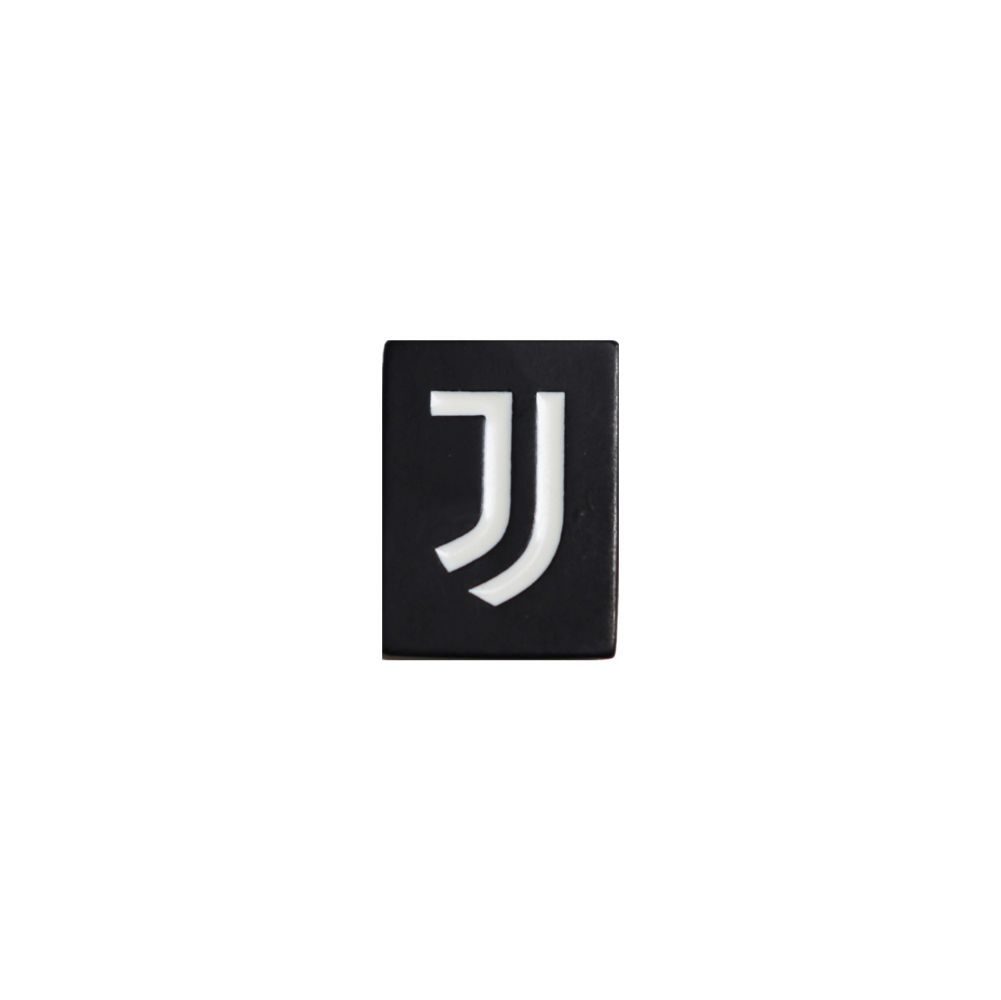 DISTINTIVO IN METALLO SMALTATO RETTANGOLARE LOGO UFFICIALE JUVENTUS