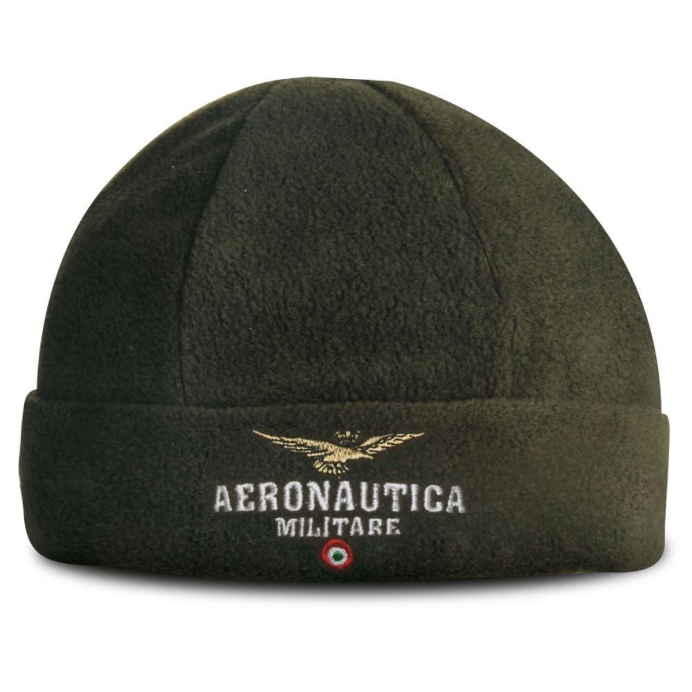 CAPPELLINO ZUCCOTTO IN PILE RICAMATO TG.UNICA AERONAUTICA MILITARE