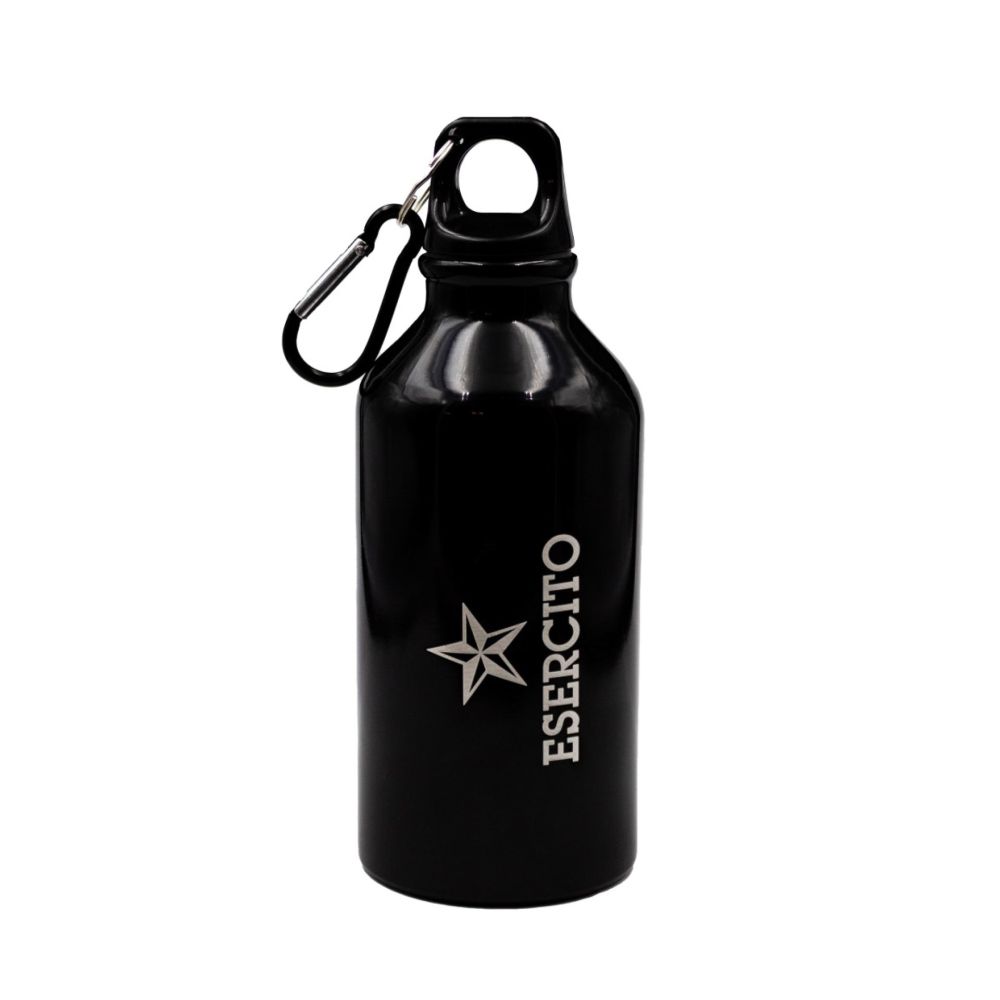 BORRACCIA NERA 400 ML CON MOSCHETTONE