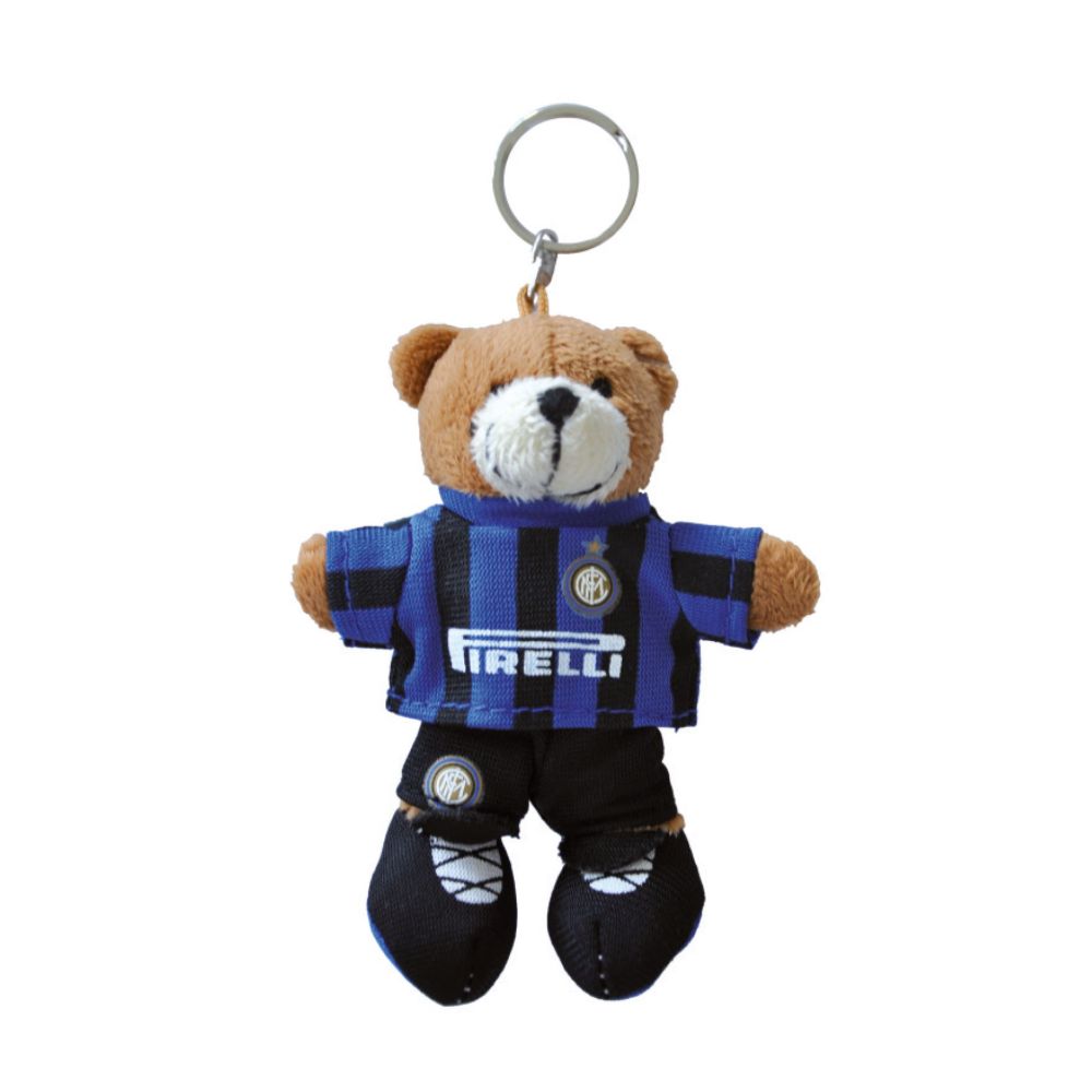 PORTACHIAVI ORSO MAGLIA SCRISCE INTER 10 CM