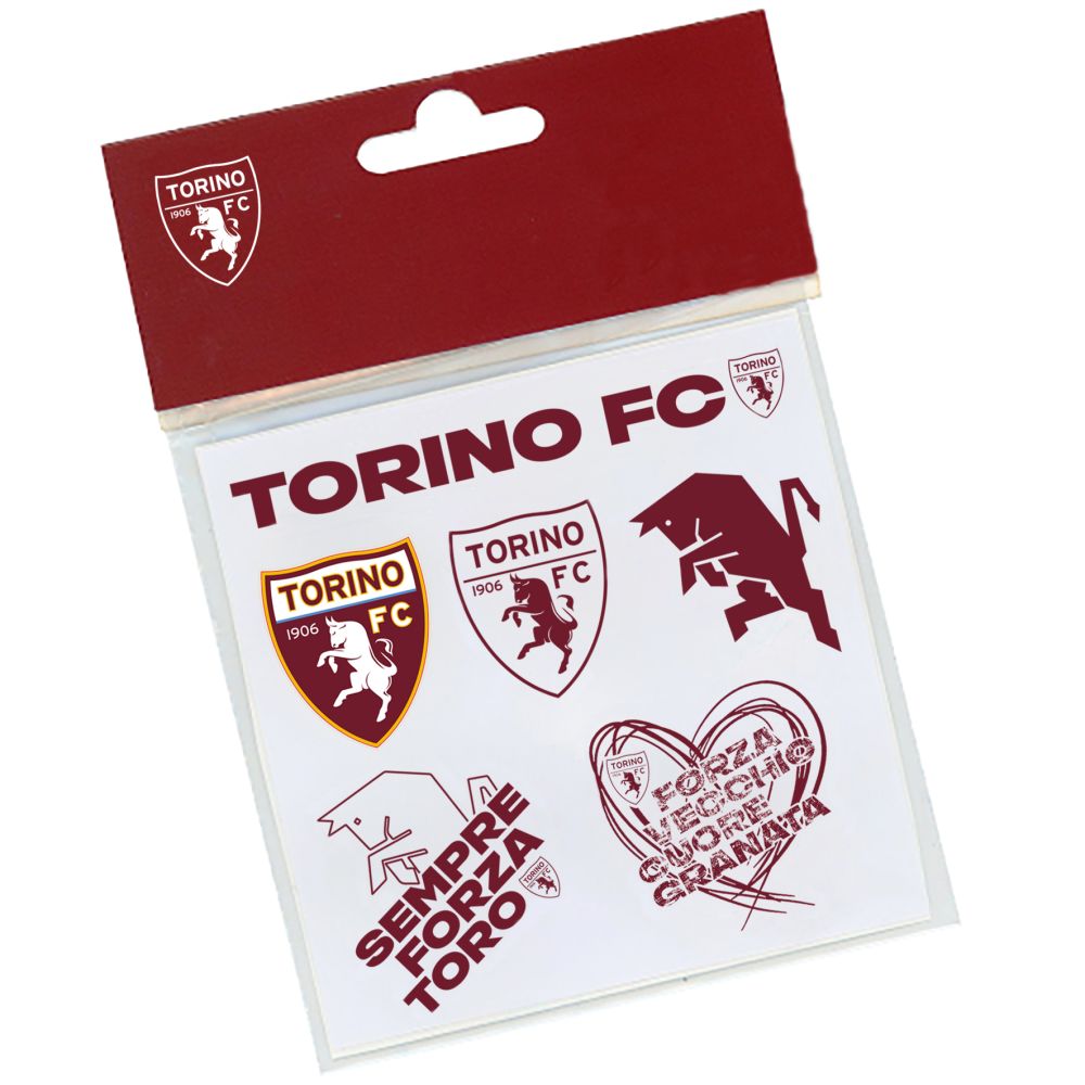 KIT 6 ADESIVI TORINO FC