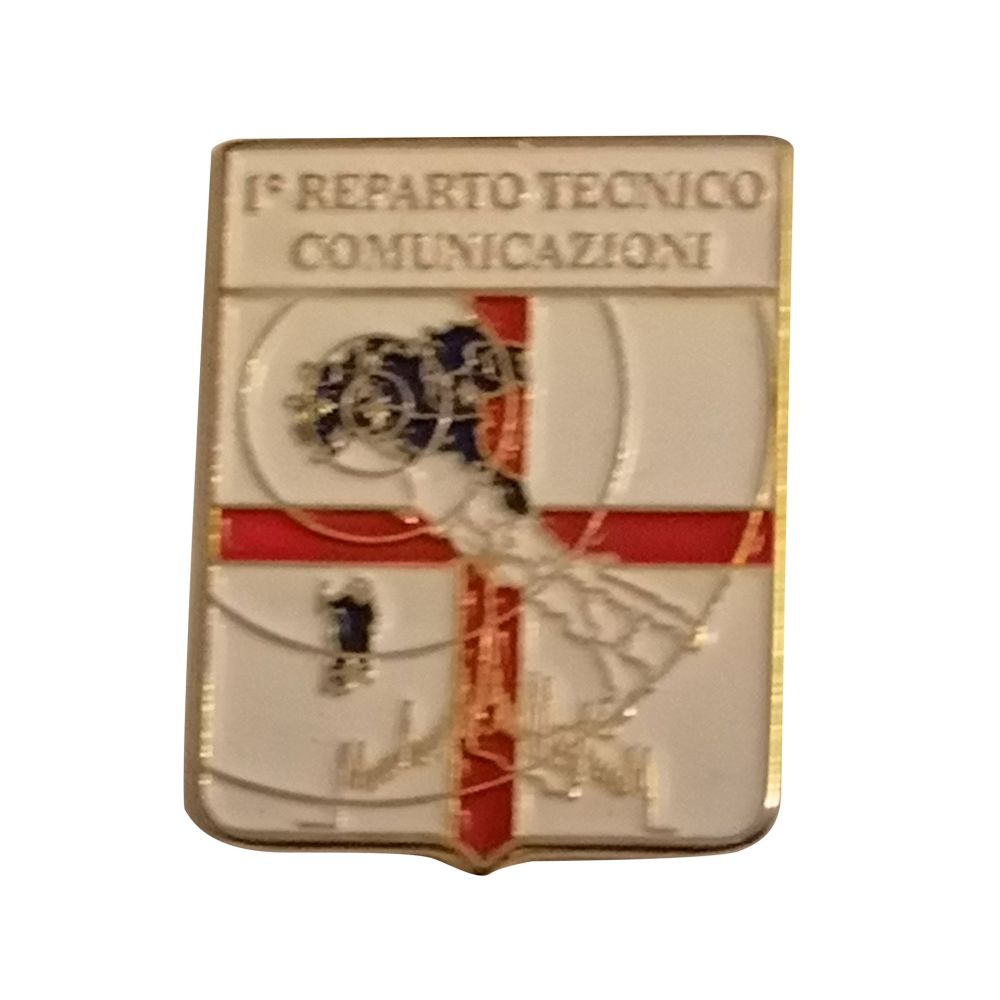 DISTINTIVO DA CAMICIA 25X32MM IN METALLO 1 REPARTO TECNICO COMUNICAZIONI