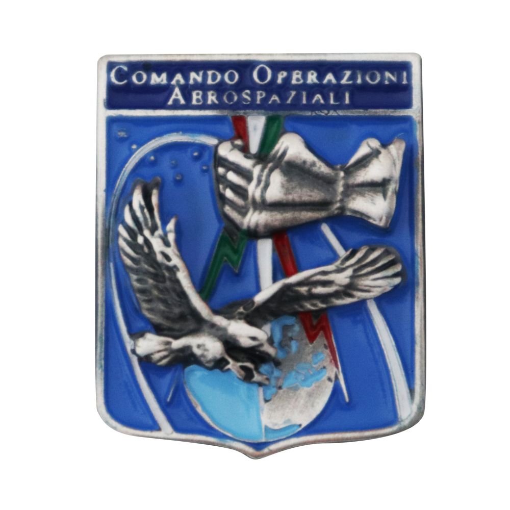 DISTINTIVO DA CAMICIA 25X32MM IN METALLO COMANDO OPERAZIONI AEROSPAZIALI