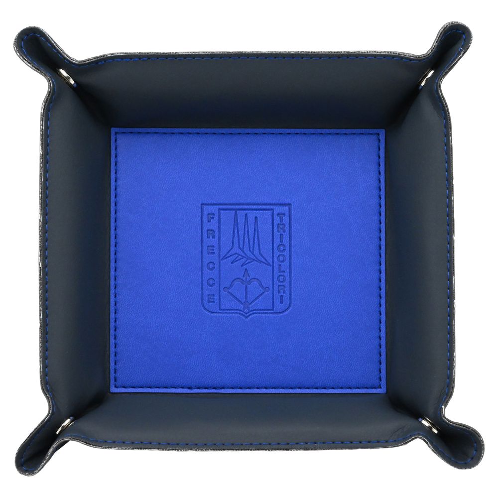 VUOTATASCHE IN SIMILPELLE BLU F.T. 22x22 cm