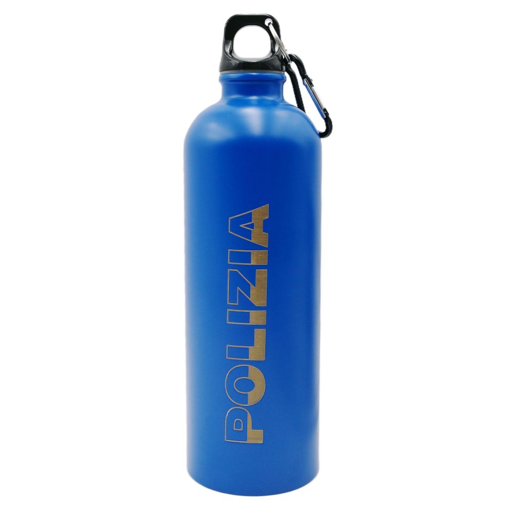 BORRACCIA SPORTIVA BLU IN ACCIAIO CAPACITA' 800ML POLIZIA DI STATO