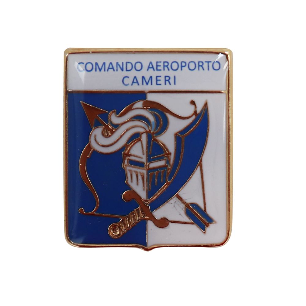 DISTINTIVO DA CAMICIA 25X32MM IN METALLO COMANDO AEROPORTO CAMERI