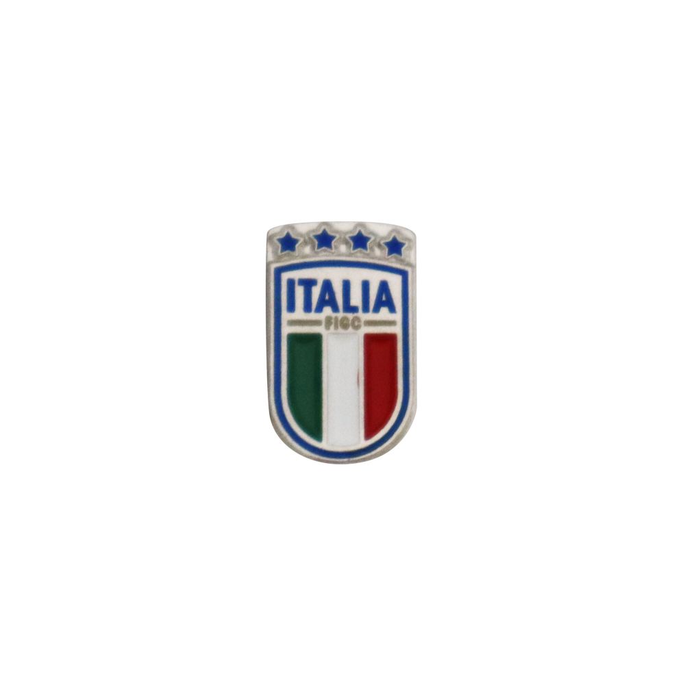 DISTINTIVO IN METALLO DORATO SMALTATO LOGO FIGC