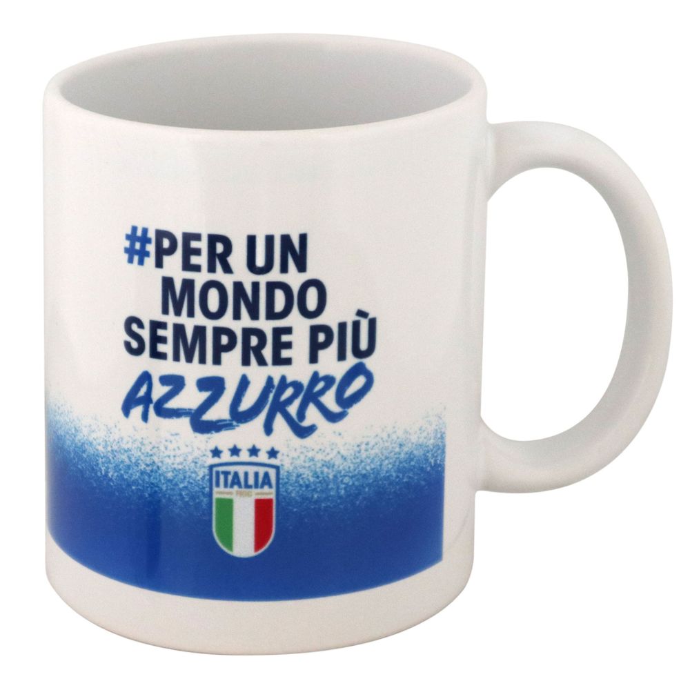 MUG IN CERAMICA PER UN MONDO SEMPRE PIU' AZZURRO FIGC