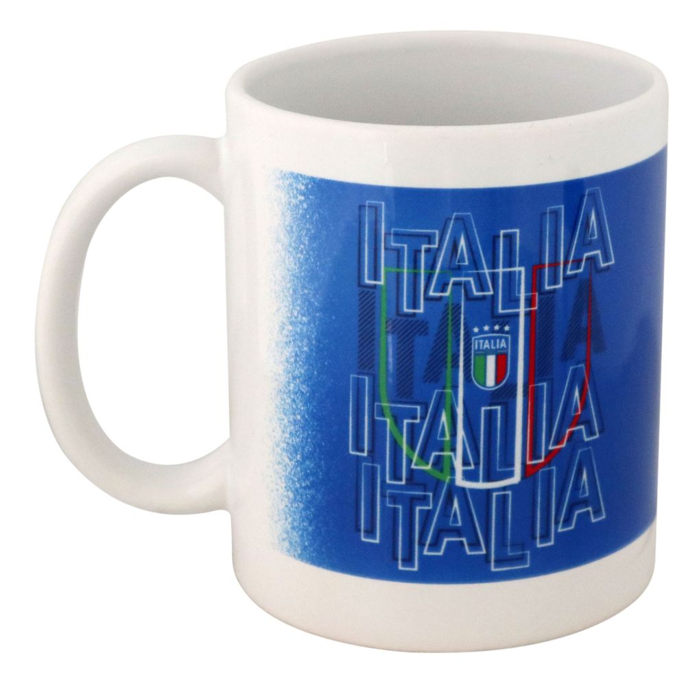 MUG IN CERAMICA INTERNO BIANCO ITALIA FIGC