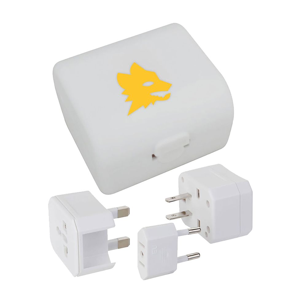 ADATTATORE UNIVERSALE DA VIAGGIO BLISTER PERSONALIZZATO