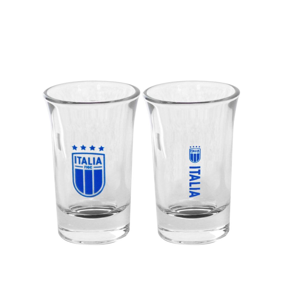 SET 2 BICCHIERINI SHOT 45 ML FIGC