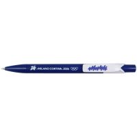 Penna Abs Blu Olympic Emblema Monocromatico Finitura Lucida