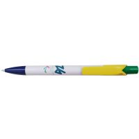 PENNA BIANCA PARTICOLARI MULTICOLOR PARALYMPIC EMBLEMA COLORATO LUCIDA