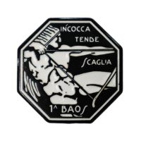 DISTINTIVO DA CAMICIA 32X32MM IN METALLO 1 BRIGATA AEREA OPER. SPECIALI