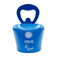APRIBOTTIGLIA MAGNETICO BLU A CAMPANA PARALYMPIC EMBLEMA E ITALIA TEAM