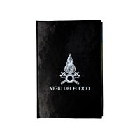 TACCUINO VIGILI DEL FUOCO CON MEMO STICK COLORATI ADESIVI 8X5,5X1,2 CM