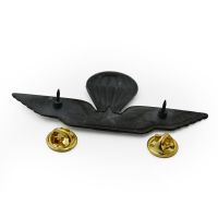 DISTINTIVO IN METALLO BREVETTO PARACADUTISTA MILITARE 75X35 MM