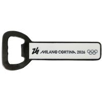 APRIBOTTIGLIE METALLO OLYMPIC EMBLEMA MONOCROMATICO NERO