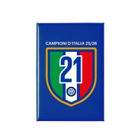 MAGNETE STAMPATO FONDO BLU CAMPIONI D'ITALIA 25/26