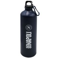 BORRACCIA BLU NAVY IN ALLUMINIO RICICLATO FINITURA SATINATA - 800 ML LOG