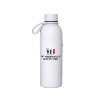 BORRACCIA TERMICA AMERICA'S CUP 38 BIANCA SOFT TOUCH COPPA N E SCRITTA I