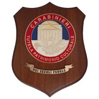 CREST CARABINIERI TUTELA PATRIMONIO ARTISTICO MIS CM 22,5X17,5